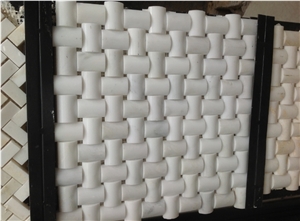 Wholesale Tumbled Mosaic Marble Mosaic Design Herringbone Mosaic