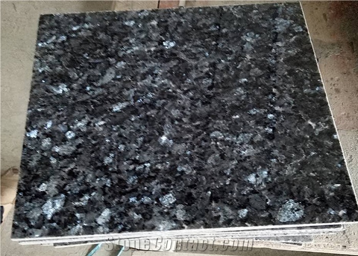 Wholesale Ultra Thin 10mm Blue Pearl Db Lg 12"X12" Granite Floor Tiles