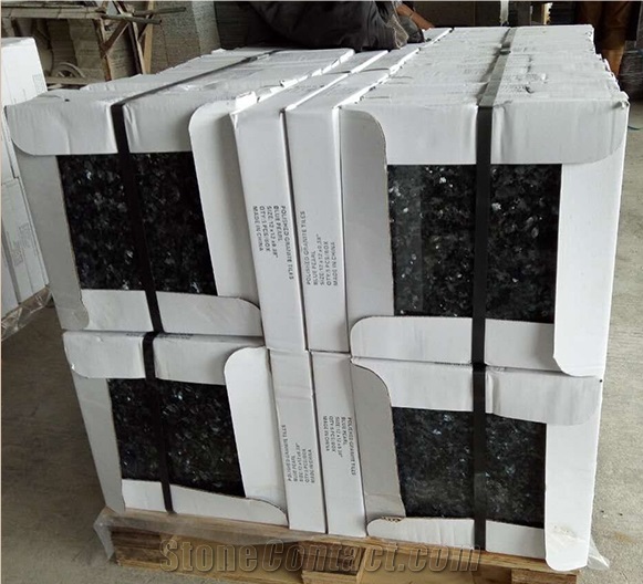 Wholesale Ultra Thin 10mm Blue Pearl Db Lg 12"X12" Granite Floor Tiles