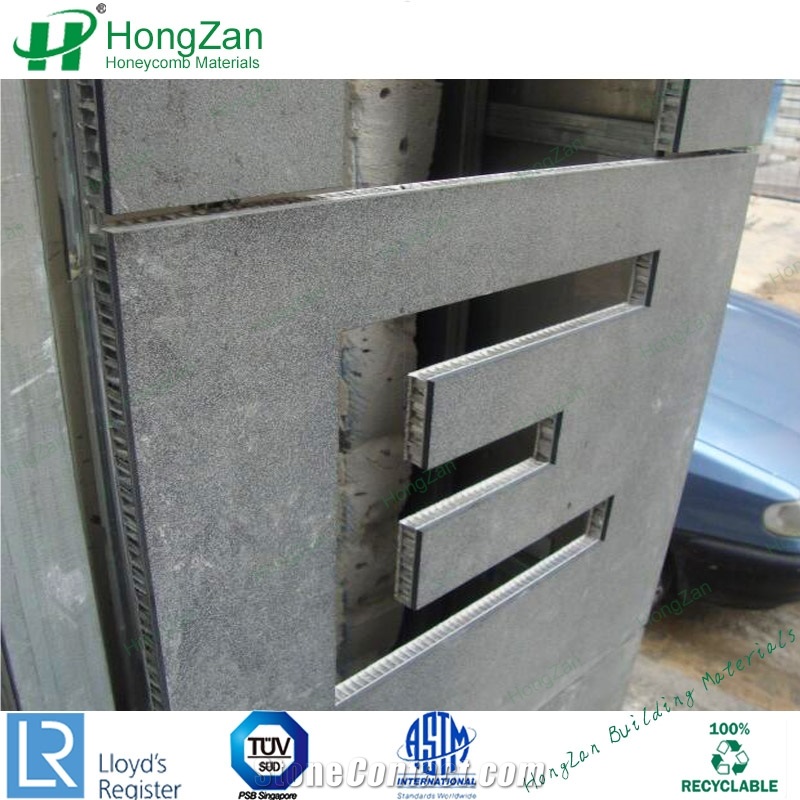 Quartzite Artificial Stone Looks Honeycomb Composite Panels for Exterior Wall