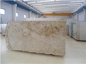 Botticino Classico Marble Block, Italy Beige Marble