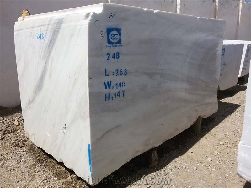 Best Quality Raw Marble Block, White