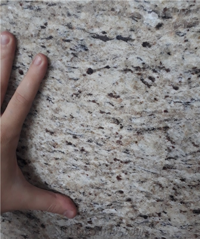 Giallo Ornamental Granite Slabs, Brazil Yellow Granite