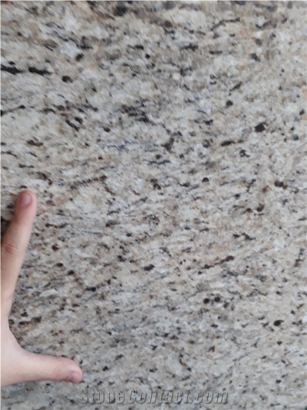 Giallo Ornamental Granite Slabs, Brazil Yellow Granite