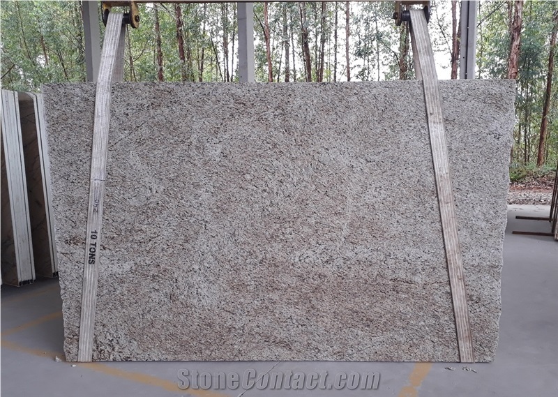 Giallo Ornamental Granite Slabs, Brazil Yellow Granite