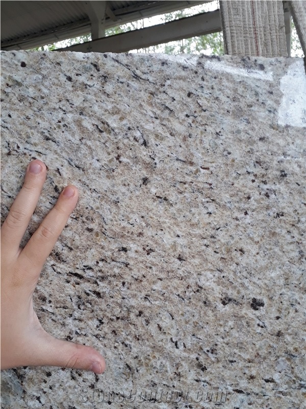 Giallo Ornamental Granite Slabs, Brazil Yellow Granite