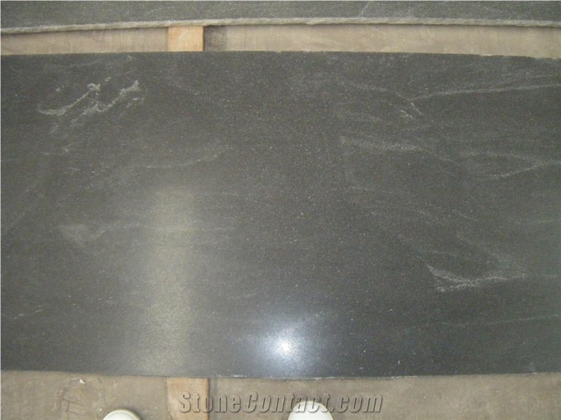 American Virginia Mist Grey Grain Granite Black Slabs Floor Wall Tiles
