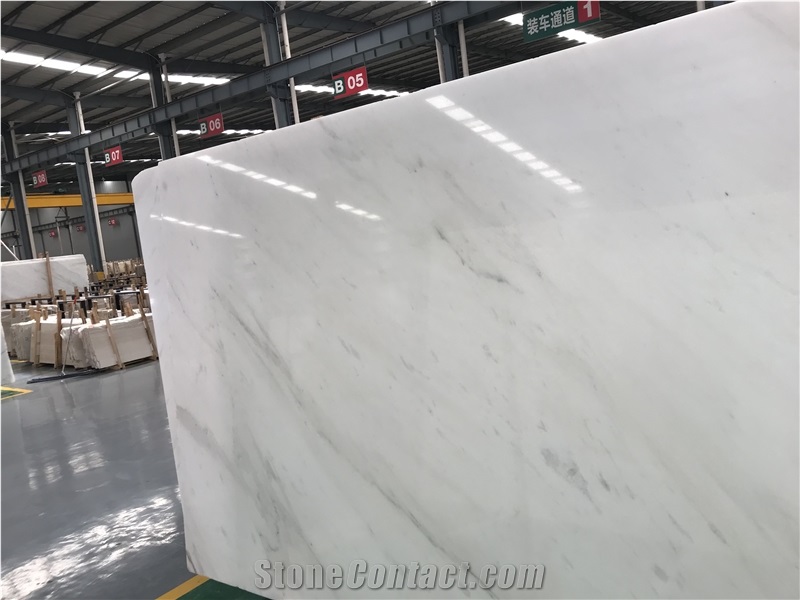 Angel White Marble Bianco Carrara Polished Slabs Floor Wall Tiles