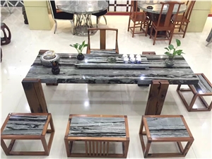 Black and Grey Nero Twilight Marble Table Sets,Fortune Ball Black and Grey Nero Twilight Marble Table Sets,Fortune Ball