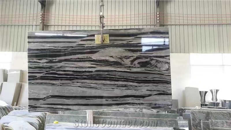 Black and Grey Nero Twilight Marble Table Sets,Fortune Ball