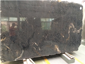 Black Cosmic Night Nebula Granite Polished Slabs Wall Floor Cladding