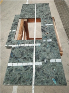 Blue Lemure,Madagascar Blue Lemurian Blue Labradorite Blue, Emerald Blue Granite Bath Tops