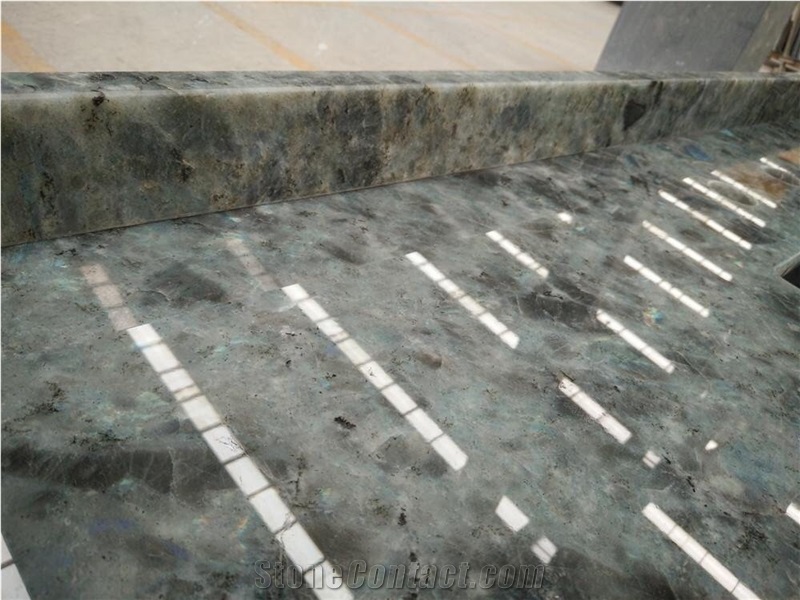 Blue Lemure,Madagascar Blue Lemurian Blue Labradorite Blue, Emerald Blue Granite Bath Tops