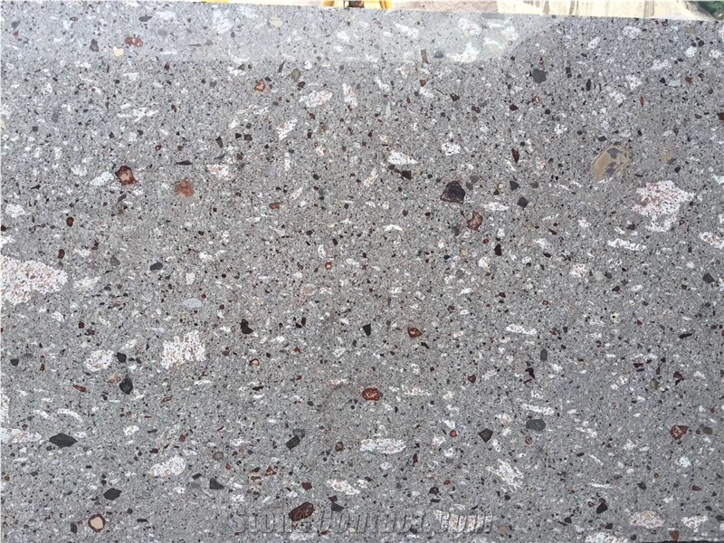 China Grey Porphyry Purple Point Gray Hemp Slabs,Floor Tiles