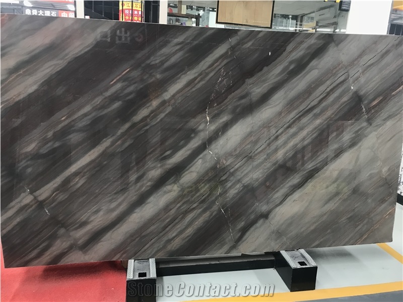 Elegant Sand Dunes Brown Quartzite Slabs,Wall Background Tiles,