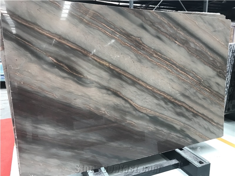 Elegant Sand Dunes Brown Quartzite Slabs,Wall Background Tiles,