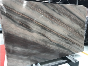 Elegant Sand Dunes Brown Quartzite Slabs,Wall Background Tiles,