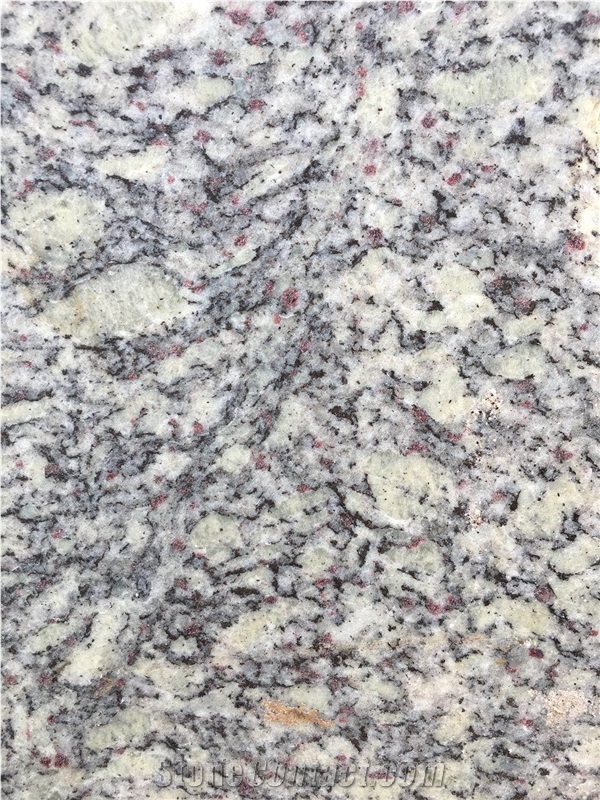 Giallo Green Champagne Kimchi Gold Granite Slabs, Wall Floor Tiles