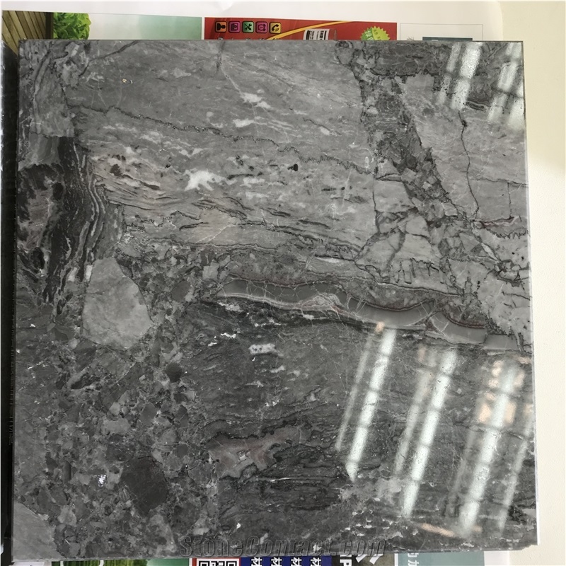 Impression Gray Milan Cloud Grey Marble Interior Wall Floor Cladding
