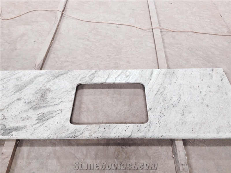 New River White Granite River Vally Kitchen Countertops Bar Tops