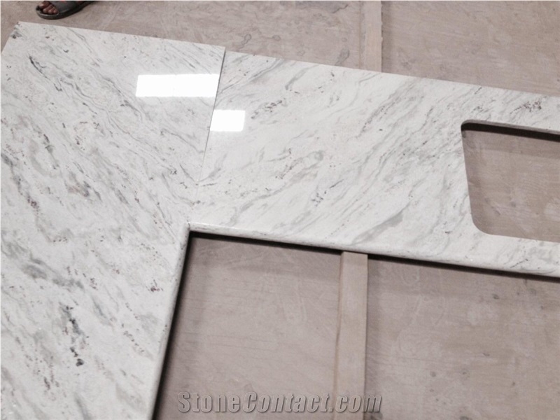 New River White Granite River Vally Kitchen Countertops Bar Tops