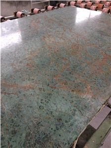 Peacock Atlantic Green Granite Slabs,Tiles