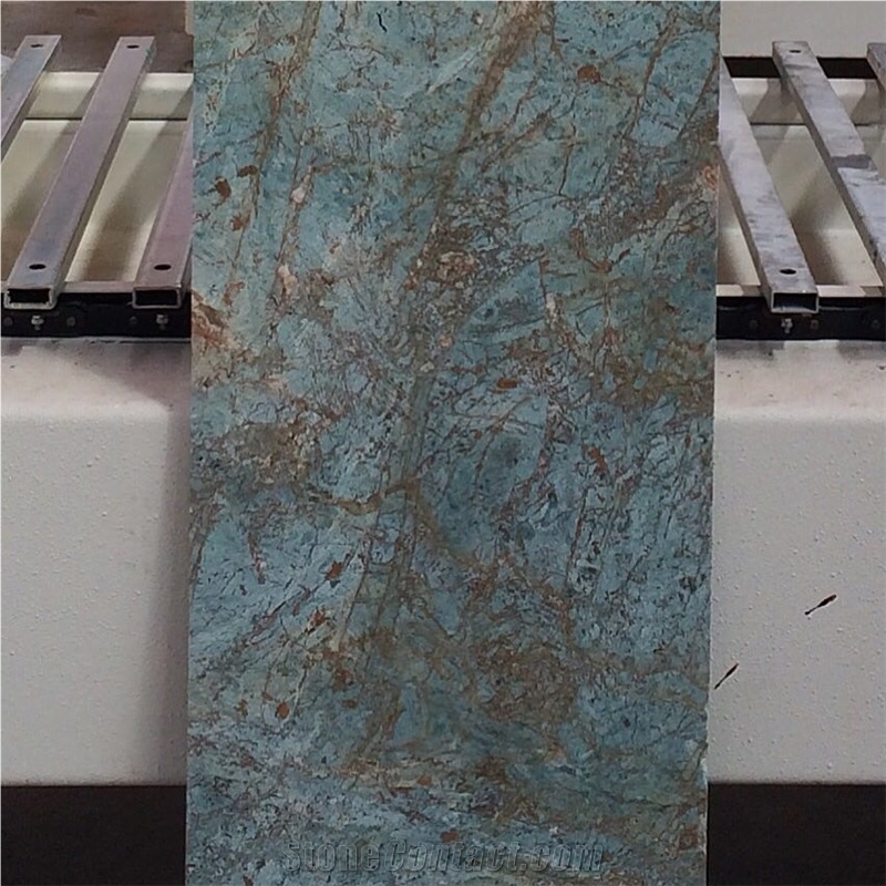 Peacock Atlantic Green Granite Slabs,Tiles