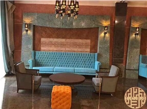 Peacock Atlantic Green Granite Slabs,Tiles