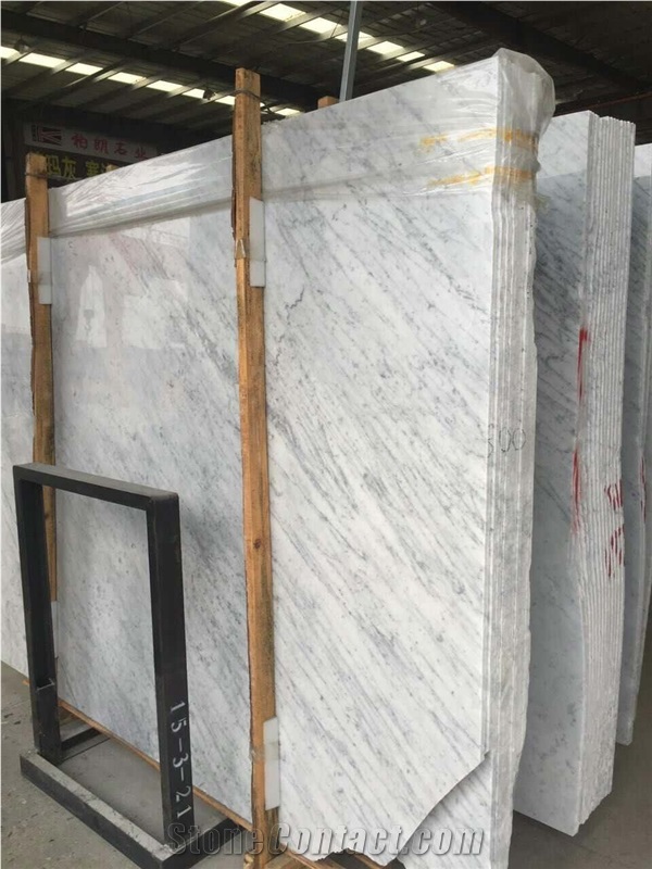 Polished Bianco Carrara White Marble Slabs&Tiles,Floor&Wall Tiles