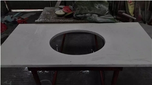 Thassos Crystal Absolute White Quartz Kitchen Countertops