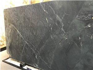 Utapau Forest Black Grey Soapstone Slabs,Polished Wall Floor Tiles