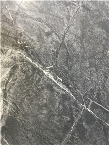 Utapau Forest Black Grey Soapstone Slabs,Polished Wall Floor Tiles
