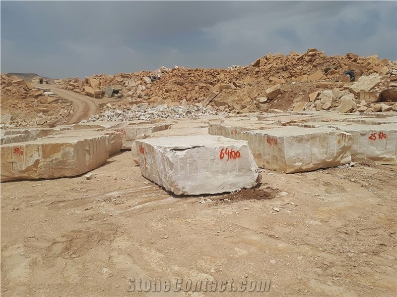 Imperial White Marble Block, Tunisia White Marble