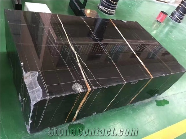 Sahara Black Marble Block, Tunisia Black Marble