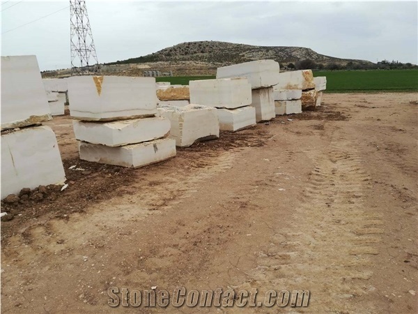 Thala Beige Marble Block, Tunisia Beige Marble