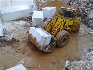 Silver Cloud Marble Blocks