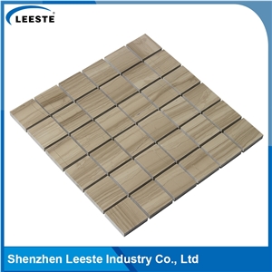 Athens Grey Marble Honed 2" Square Mosaic Tiles