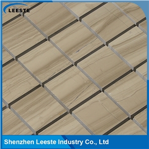 Athens Grey Marble Honed 2" Square Mosaic Tiles