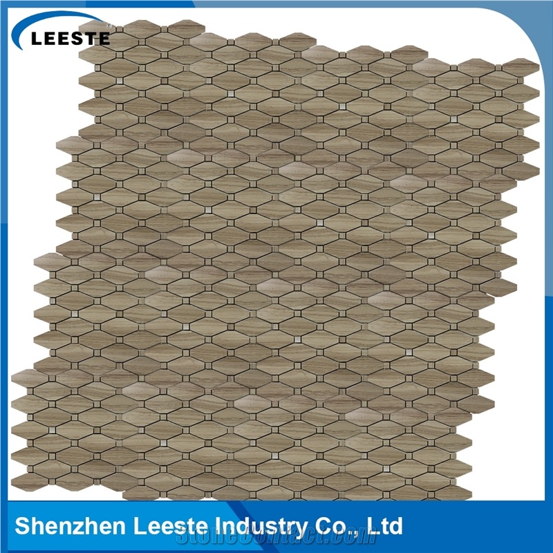 Athens Grey Marble Honed Octave Mosaic Tiles