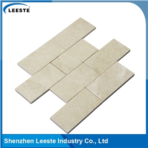 Bottiicno Marble Polished Brick 3"X6"Mm Marble Mosaic Tiles
