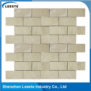 Bottiicno Marble Polished Brick 3"X6"Mm Marble Mosaic Tiles