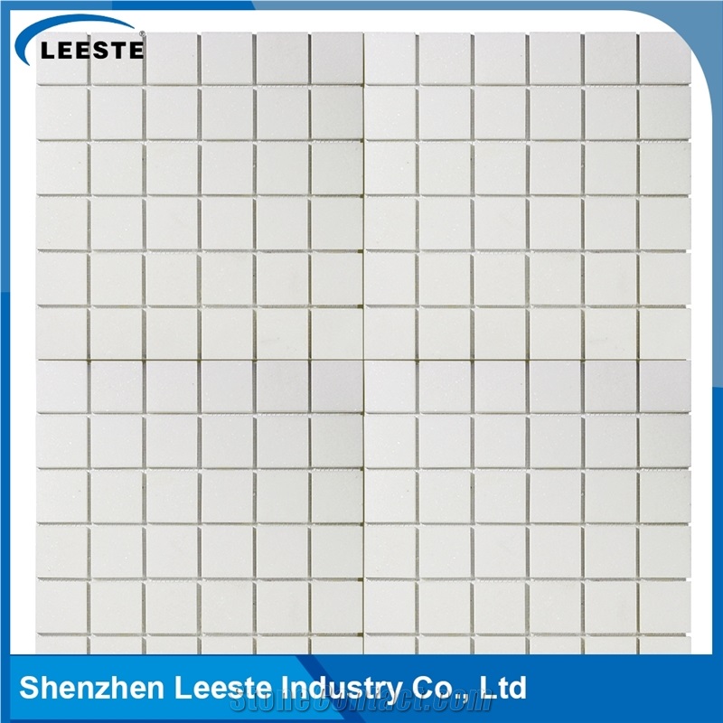 China Good Quality Square 2x2 White Thassos Marble Tile