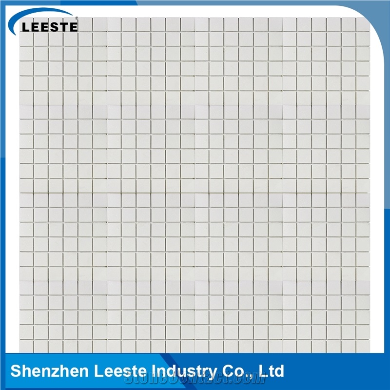 China Good Quality Square 2x2 White Thassos Marble Tile