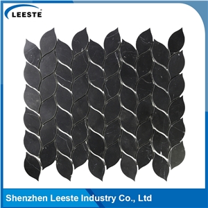 China Price Interior Wall Panel Decoration Leaf Pattern Mosaic Tile