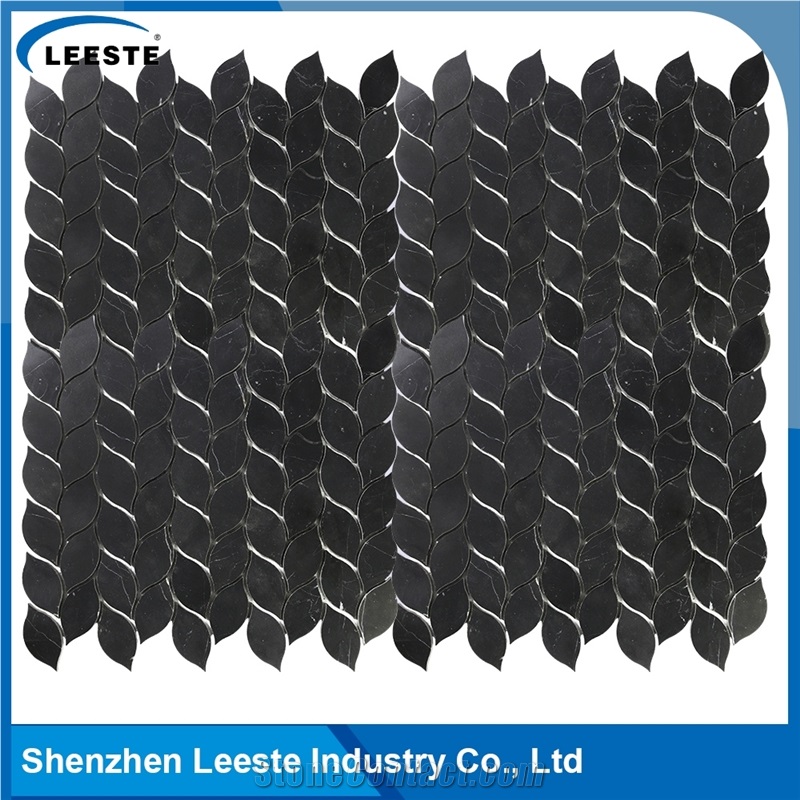 China Price Interior Wall Panel Decoration Leaf Pattern Mosaic Tile