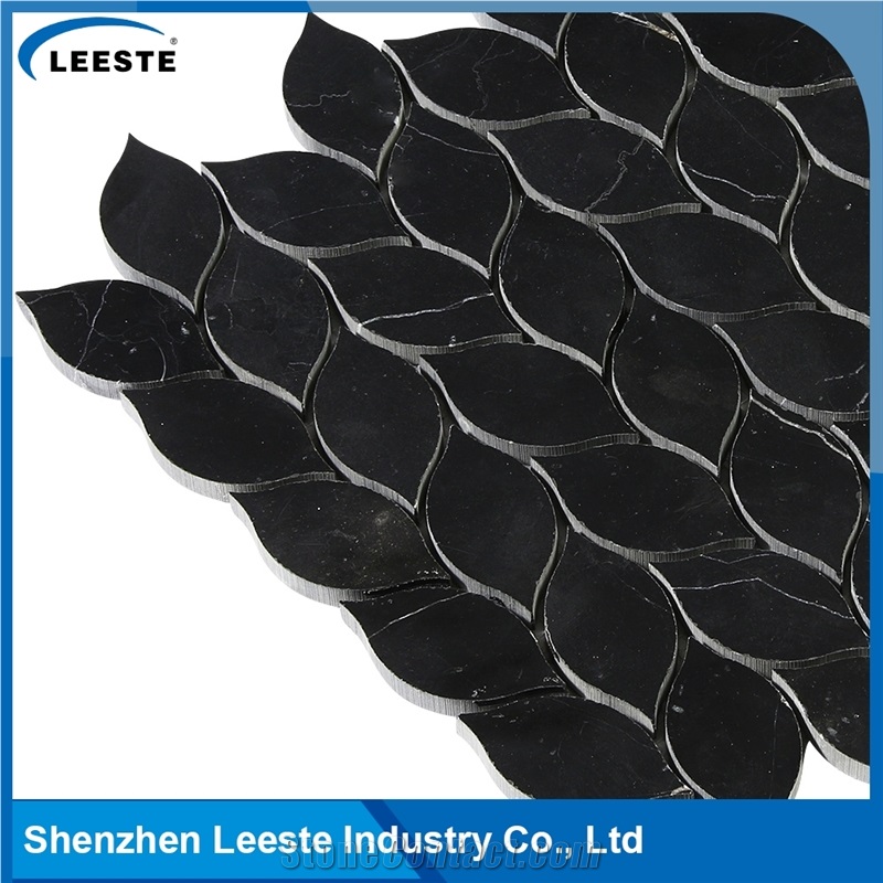 China Price Interior Wall Panel Decoration Leaf Pattern Mosaic Tile