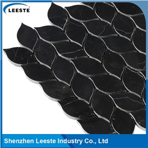 China Price Interior Wall Panel Decoration Leaf Pattern Mosaic Tile