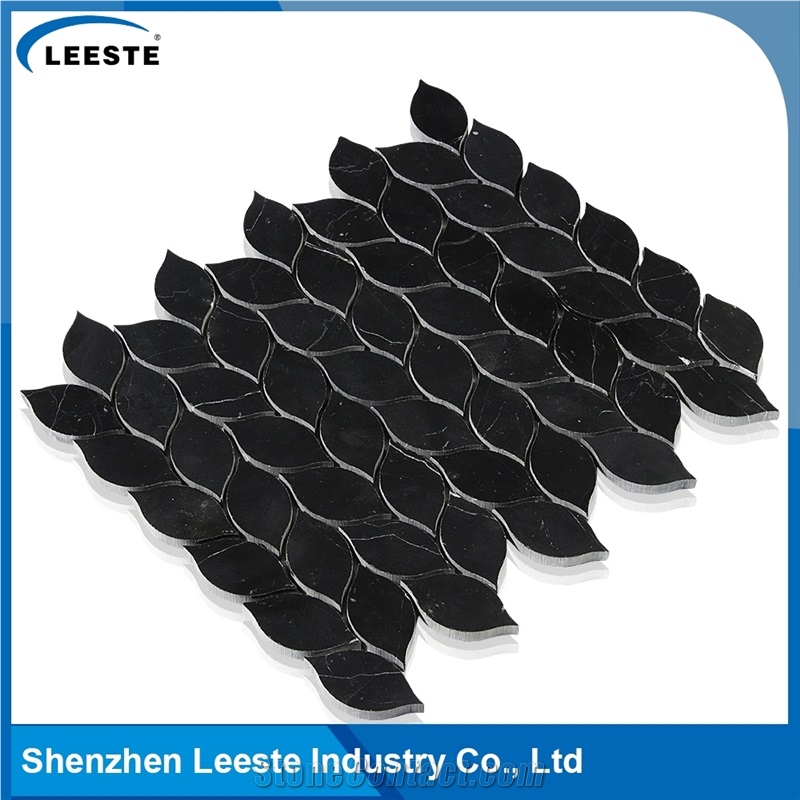 China Price Interior Wall Panel Decoration Leaf Pattern Mosaic Tile