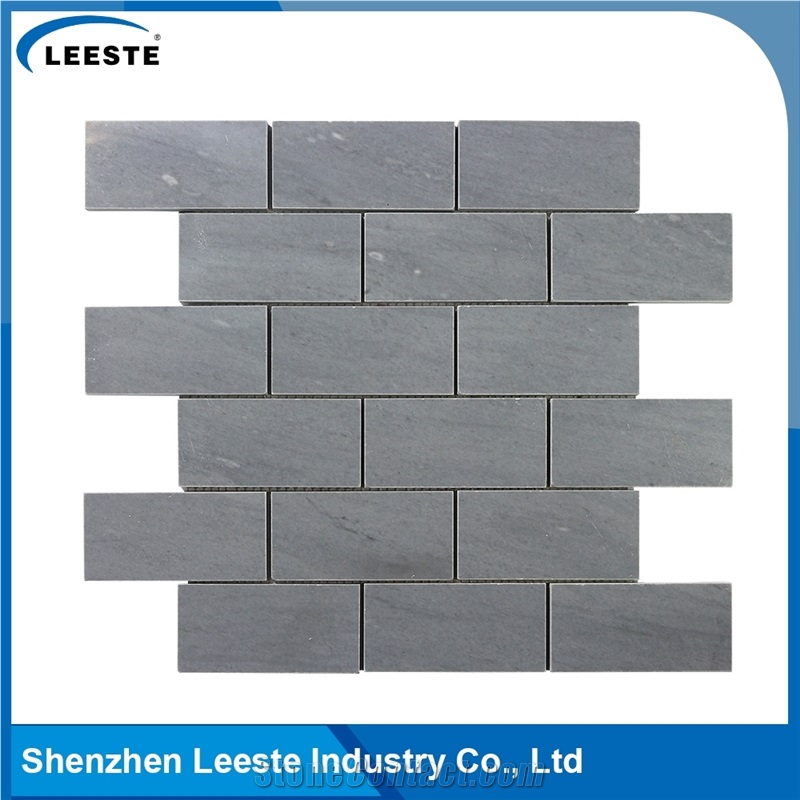 Chinese Bardigilio Marble Polished Brick 2"X4"Mm Marble Mosaic Tiles