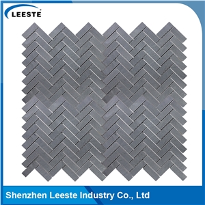 Chinese Bardigilio Marble Polished Herringbone Marble Mosaic Tiles